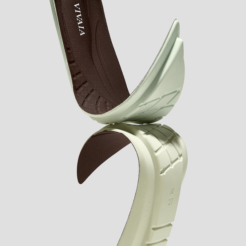 Pointed-Toe Dual-Cushion City Flats (Ecostitch™️ Flat Pro), Chocolate, EU38 | VIVAIA