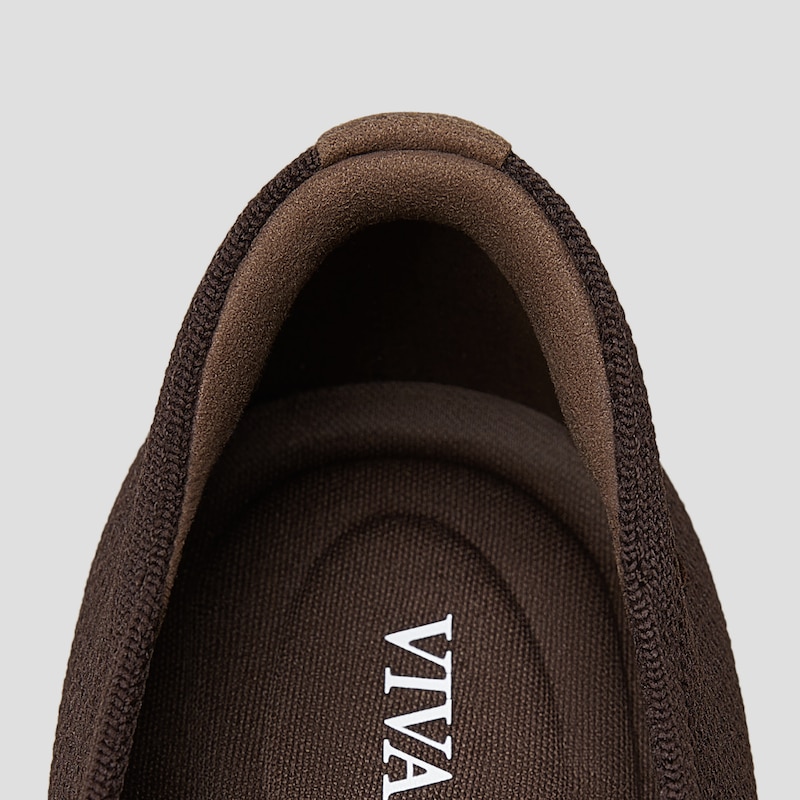 Round-Toe Embroidered Loafers (Audrey), DARK CHOCOLATE BROWN - BUNNY, EU39 | VIVAIA