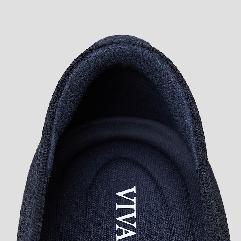 Round-Toe Embroidered Loafers (Audrey), NAVY GREEN - CAVALIER, EU39 | VIVAIA