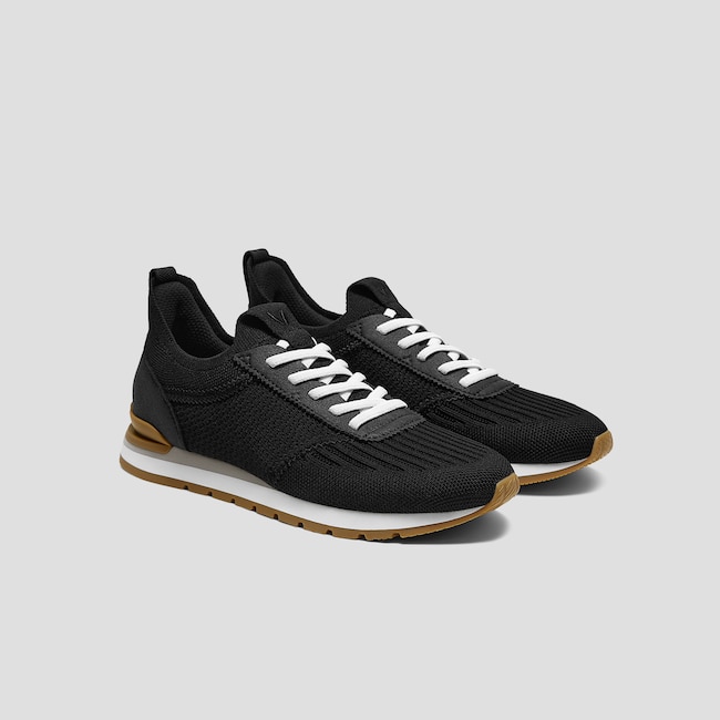 Mix-Texture Slip-On Sneakers (Astra)