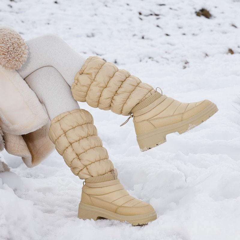 PufferTherm Leg Warmers, DESERT WATER RPT, ONE-SIZE | VIVAIA