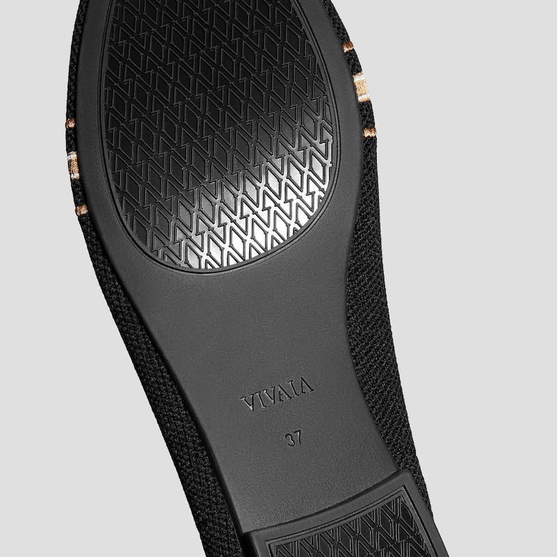 Round-Toe Embroidered Loafers (Audrey), BLACK - HORSEBIT, EU39 | VIVAIA