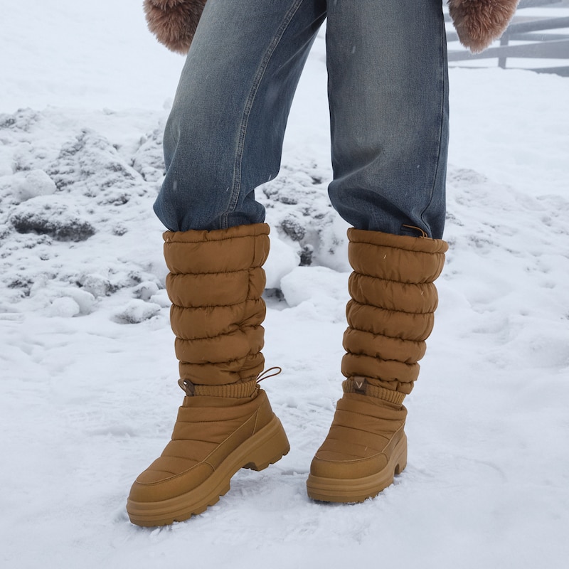 PufferTherm Leg Warmers, CHESTNUT, ONE-SIZE | VIVAIA