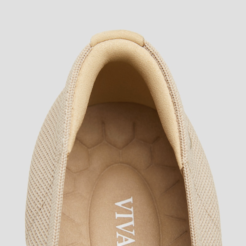 Square-Toe Stress Free Chunky Heels (Megan), ALMOND, EU39 | VIVAIA
