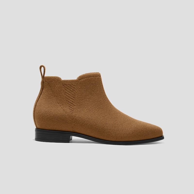 Square-Toe Slip-On Chelsea Boots-Winter Limited Edition (Ryan Slip-On), CARAMEL WOOL WATER RPT, EU39 | VIVAIA