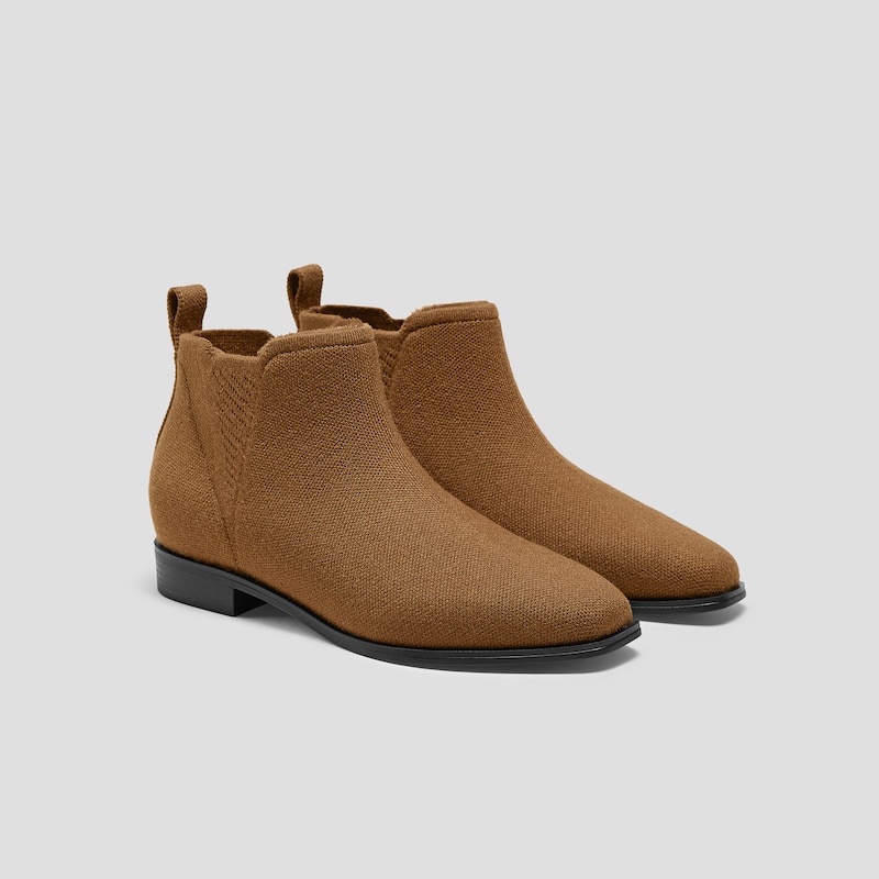 Square-Toe Slip-On Chelsea Boots-Winter Limited Edition (Ryan Slip-On), CARAMEL WOOL WATER RPT, EU39 | VIVAIA