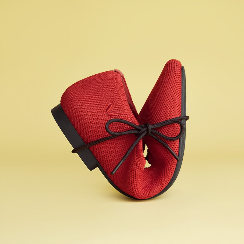 3 Laces Included Square-Toe Lace-Up Mary Janes (Miley), RUBY  RED, EU36 | VIVAIA