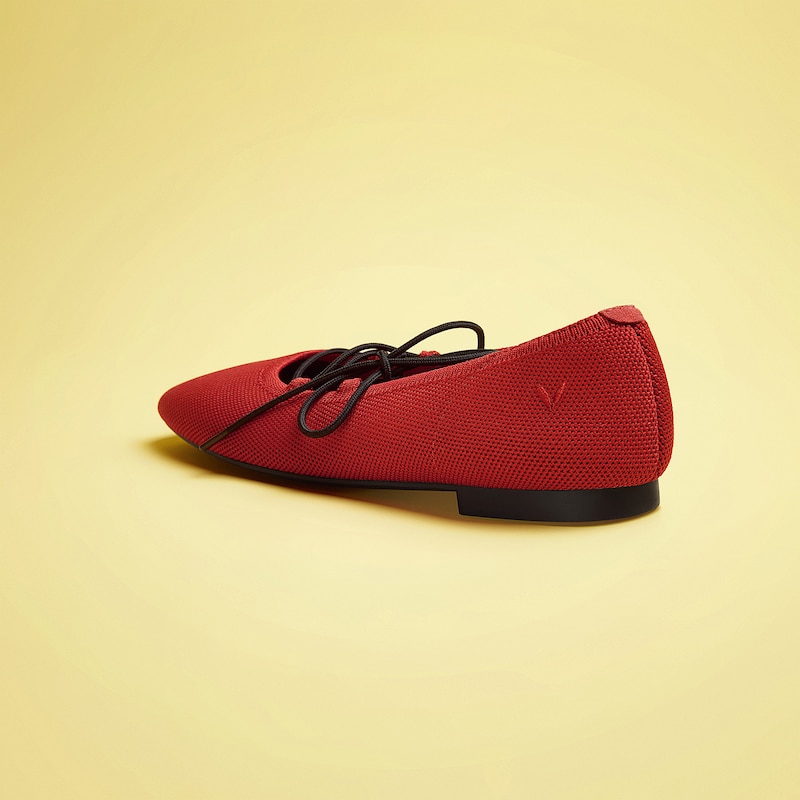 3 Laces Included Square-Toe Lace-Up Mary Janes (Miley), RUBY  RED, EU36 | VIVAIA