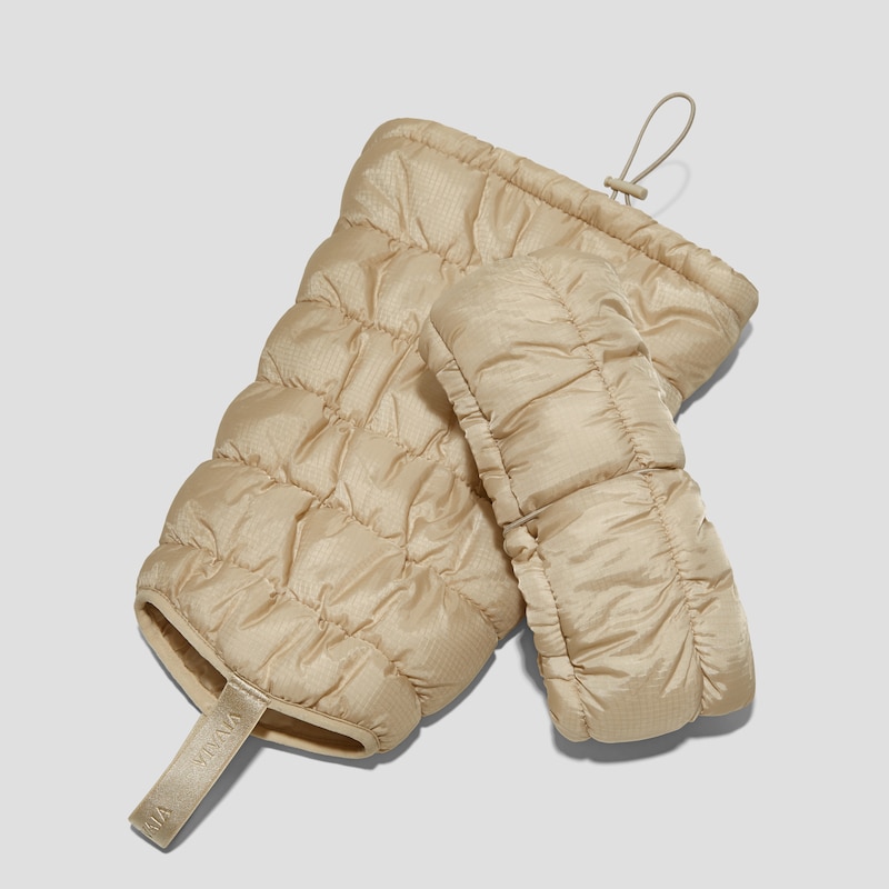 PufferTherm Leg Warmers, DESERT WATER RPT, ONE-SIZE | VIVAIA