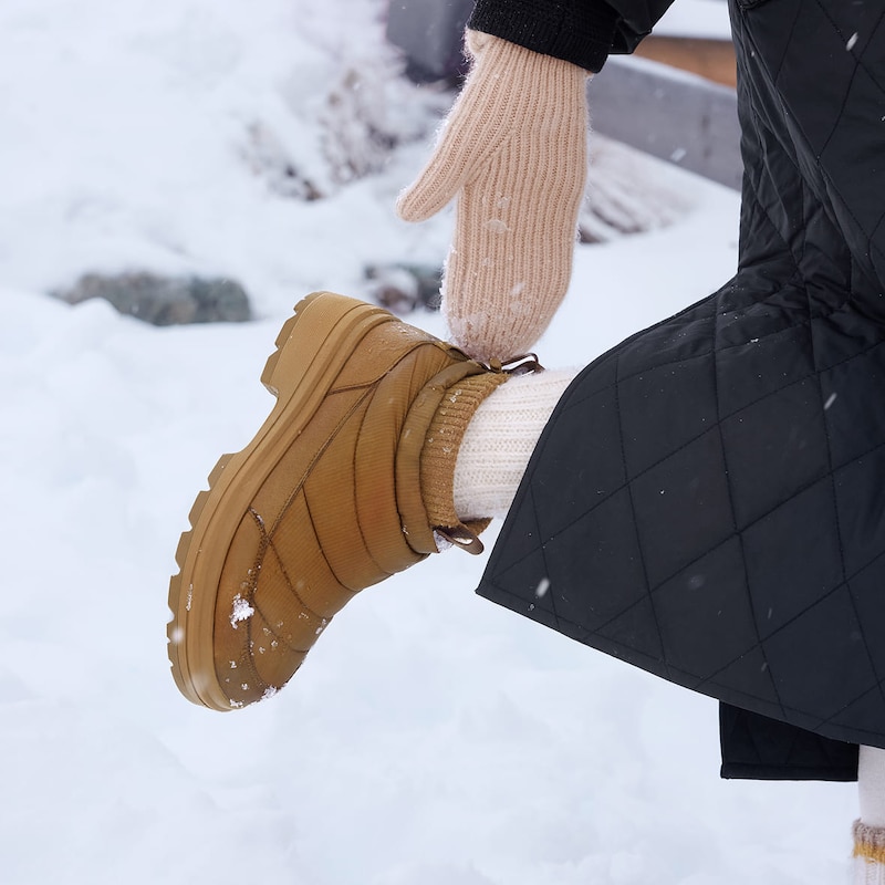 Waterproof PufferTherm Warm Boots (Tyler), CHESTNUT, EU36 | VIVAIA