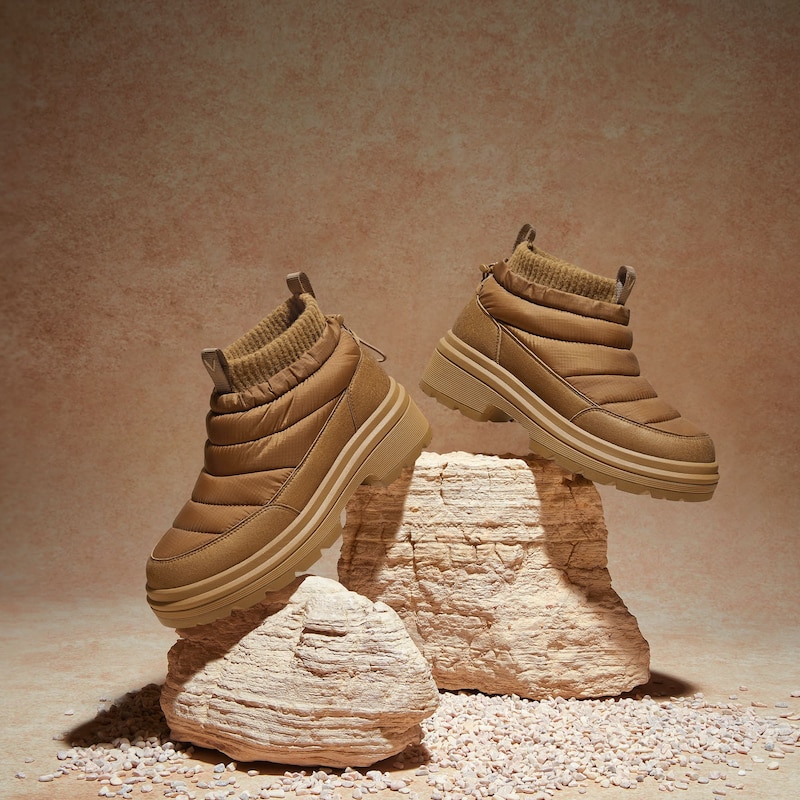 Waterproof PufferTherm Warm Boots (Tyler), CHESTNUT, EU36 | VIVAIA