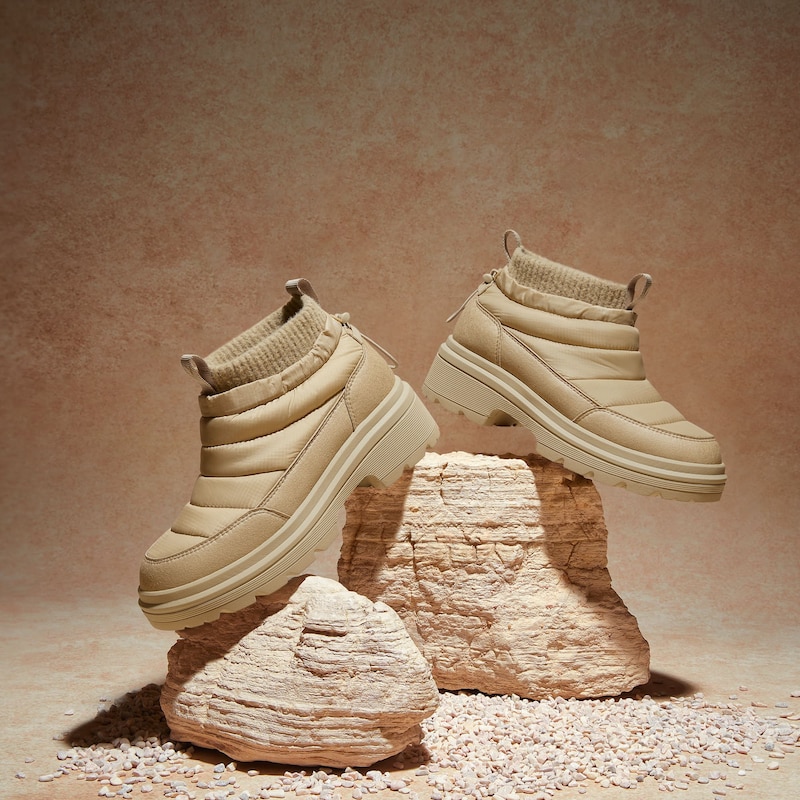 Waterproof PufferTherm Warm Boots (Tyler), DESERT, EU35 | VIVAIA