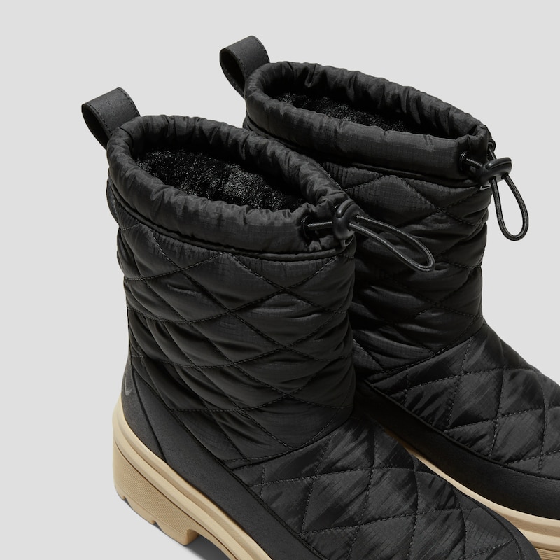 Quilted Waterproof PufferTherm Warm Boots (Theo), BLACK WATER PRF, EU35 | VIVAIA