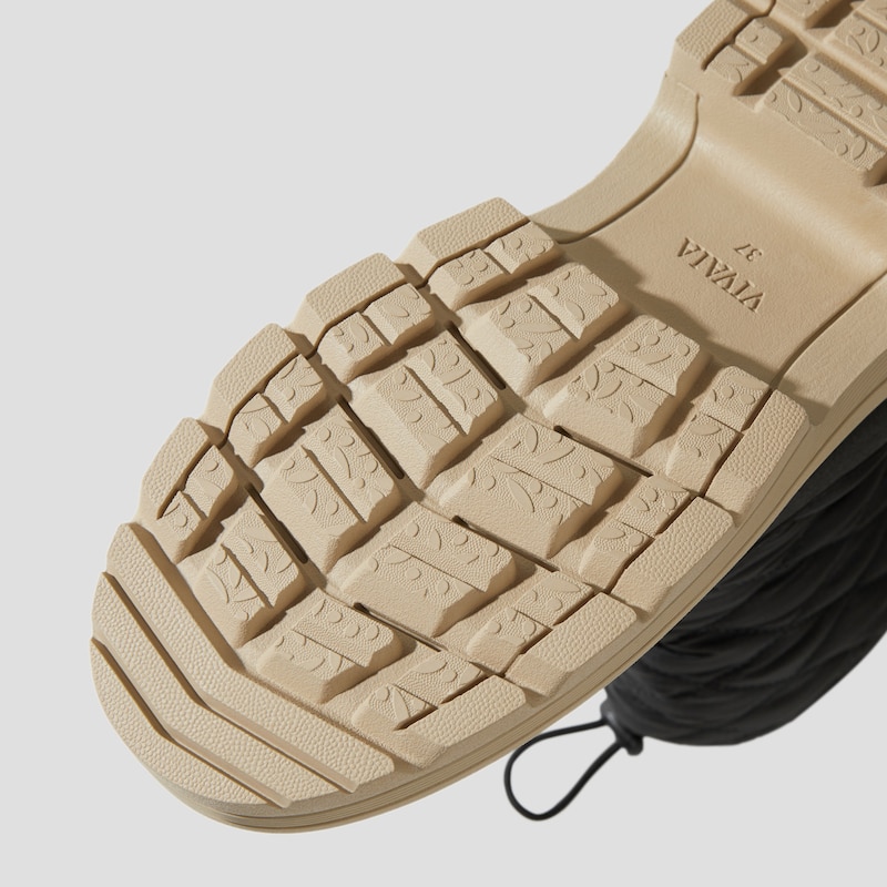 Quilted Waterproof PufferTherm Warm Boots (Theo), BLACK WATER PRF, EU35 | VIVAIA