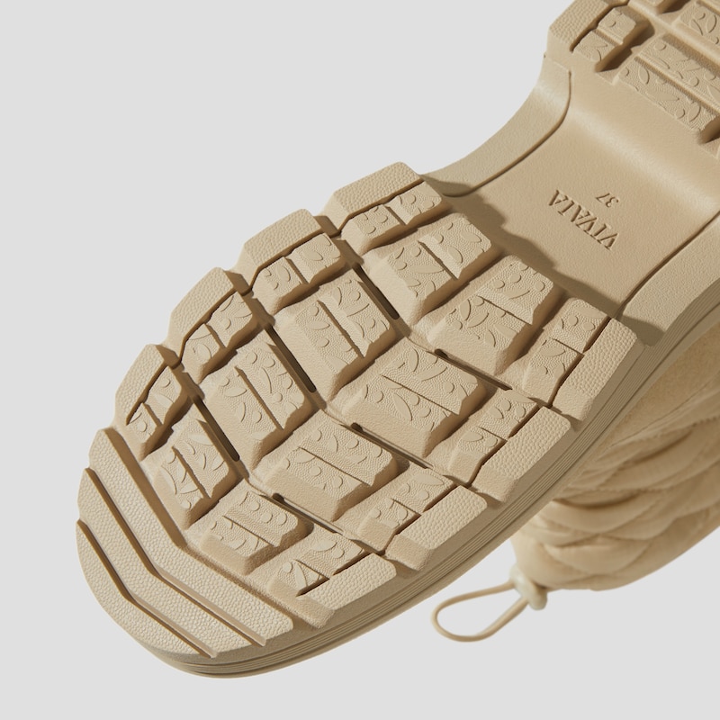 Quilted Waterproof PufferTherm Warm Boots (Theo), DESERT WATER PRF, EU35 | VIVAIA