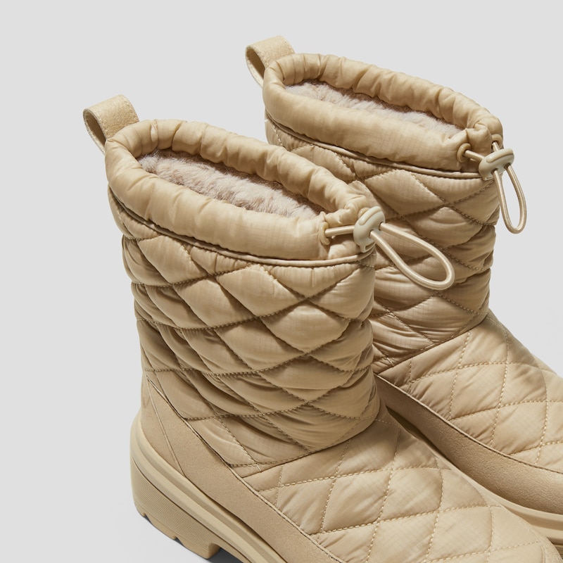 Quilted Waterproof PufferTherm Warm Boots (Theo), DESERT WATER PRF, EU35 | VIVAIA