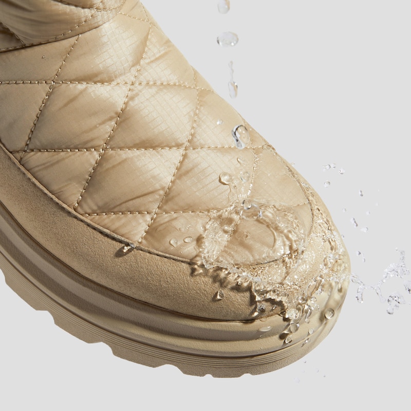 Quilted Waterproof PufferTherm Warm Boots (Theo), DESERT WATER PRF, EU35 | VIVAIA