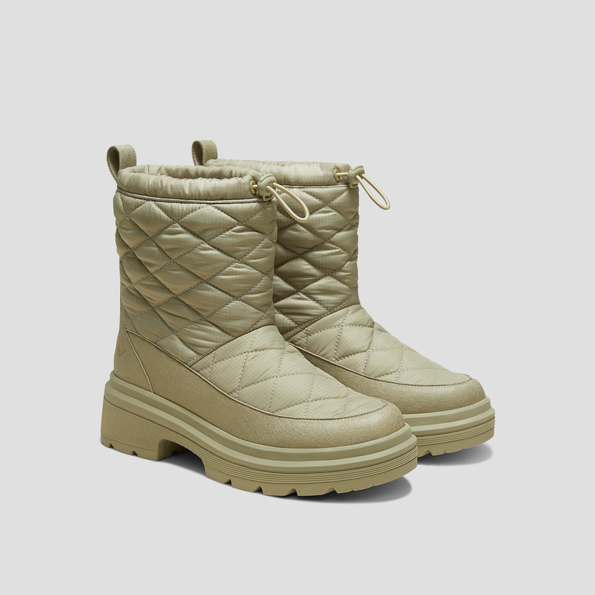 Quilted Waterproof PufferTherm Warm Boots (Theo) - Cardamom Water Prf