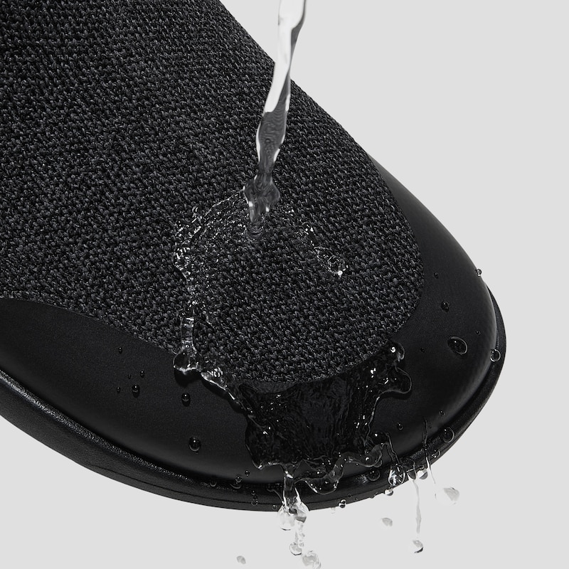 Round-Toe Barefoot Sneakers (Milo), BLACK/CHARCOAL WATER RPT, EU39.5 | VIVAIA