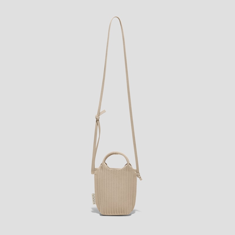The Mini Crossbody (Mini Zahara), Almond, one-size | VIVAIA