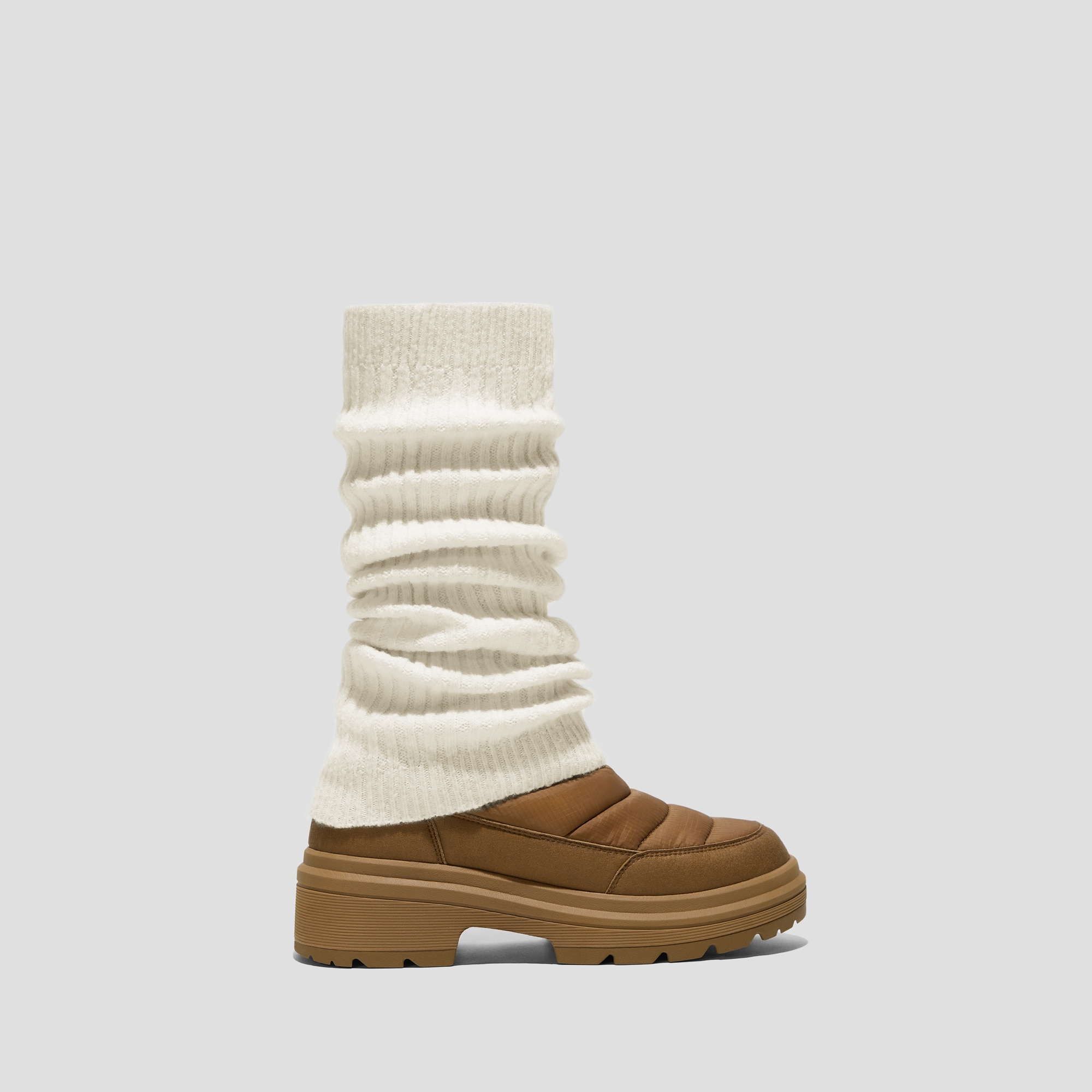 Waterproof PufferTherm Warm Boots (Tyler), CHESTNUT, EU35 | VIVAIA