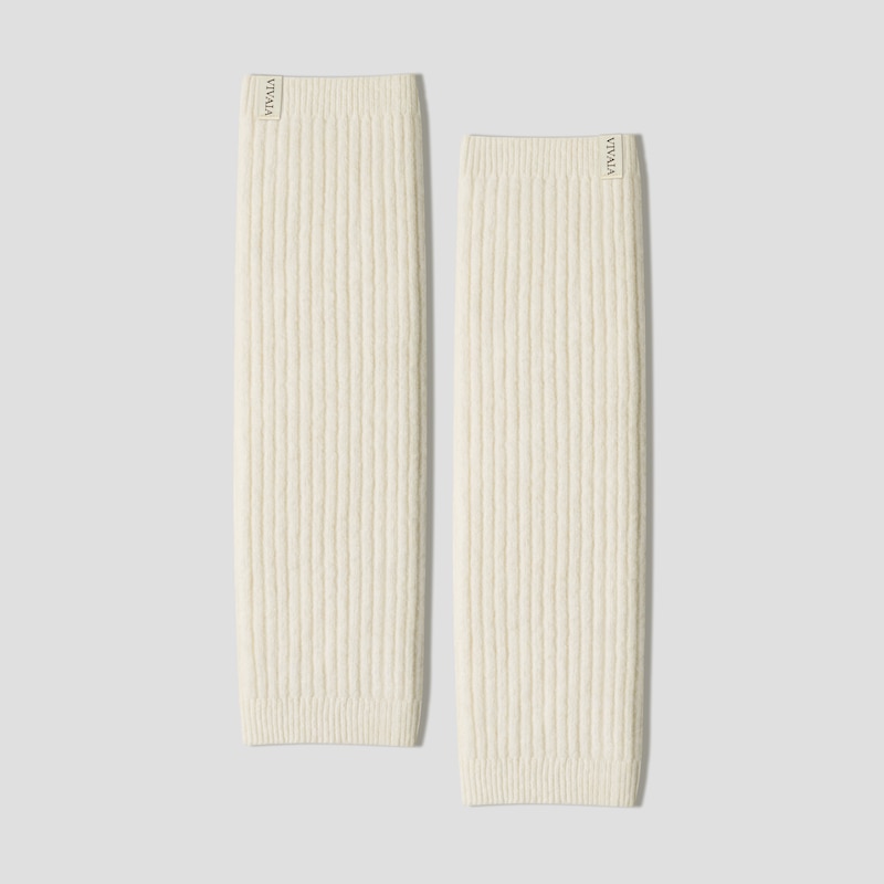 Slouchy Leg Warmers, CREAM, One Size | VIVAIA