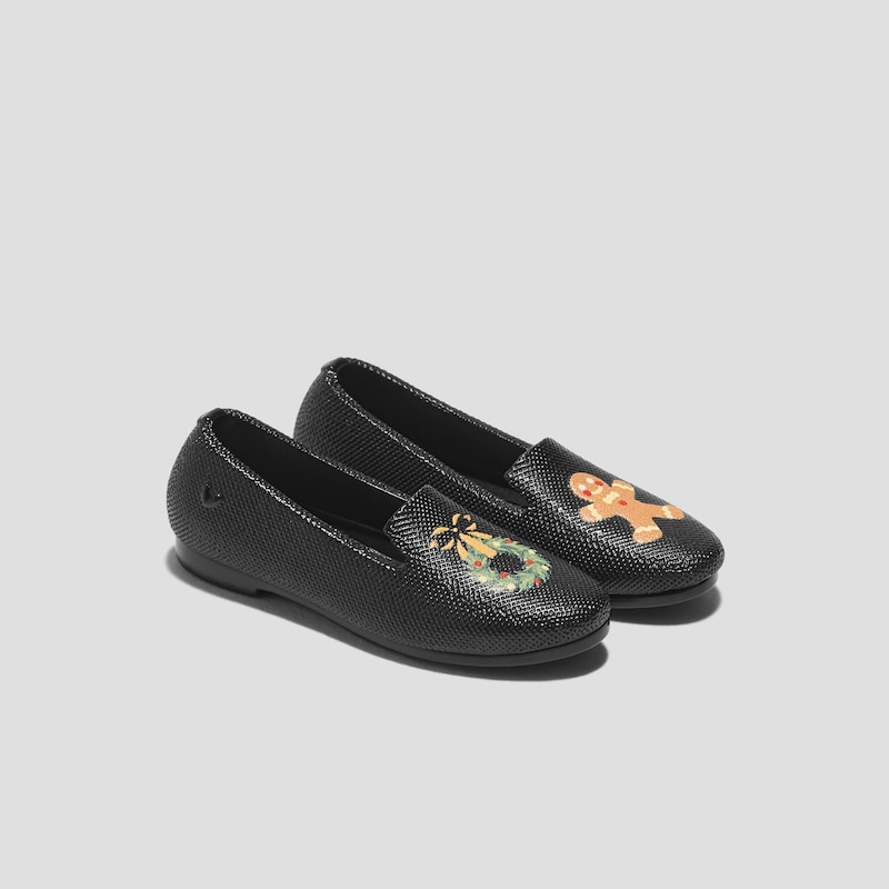 Audrey Fridge Magnet, black - gingerbread man, one-size | VIVAIA