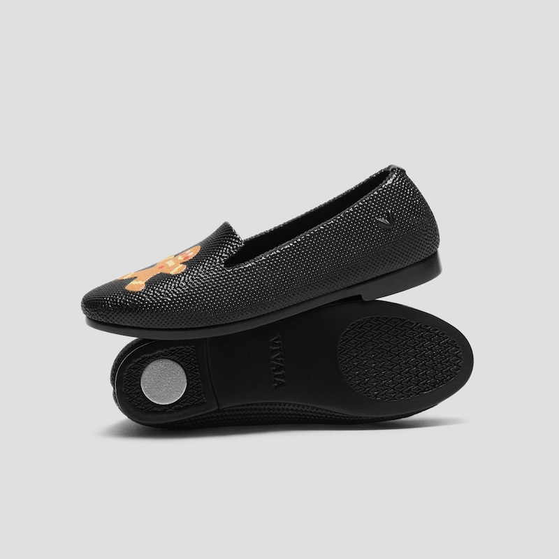 Audrey Fridge Magnet, black - gingerbread man, one-size | VIVAIA