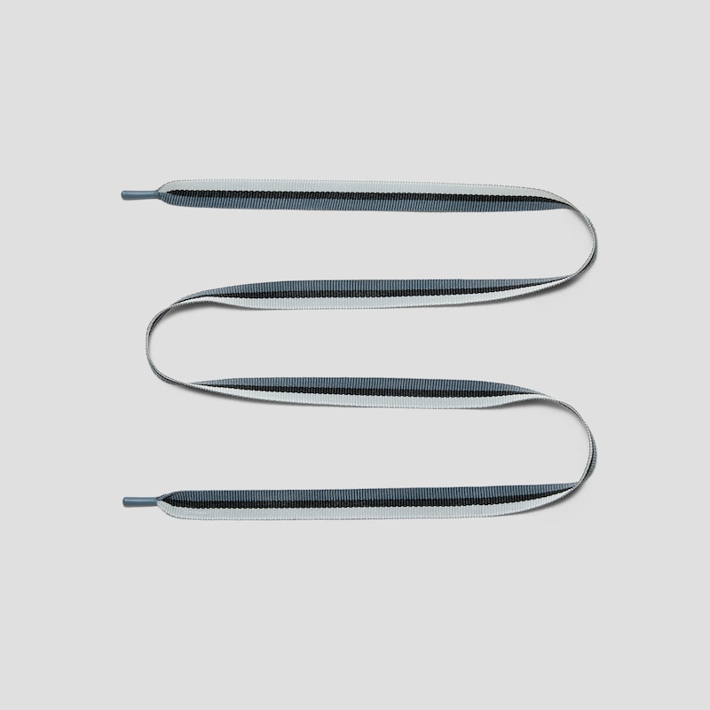 Yancy Shoelaces, GREY STRIPE, one-size | VIVAIA
