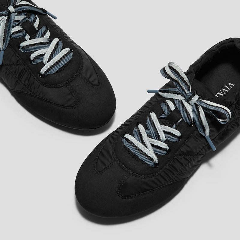 Yancy Shoelaces, GREY STRIPE, one-size | VIVAIA