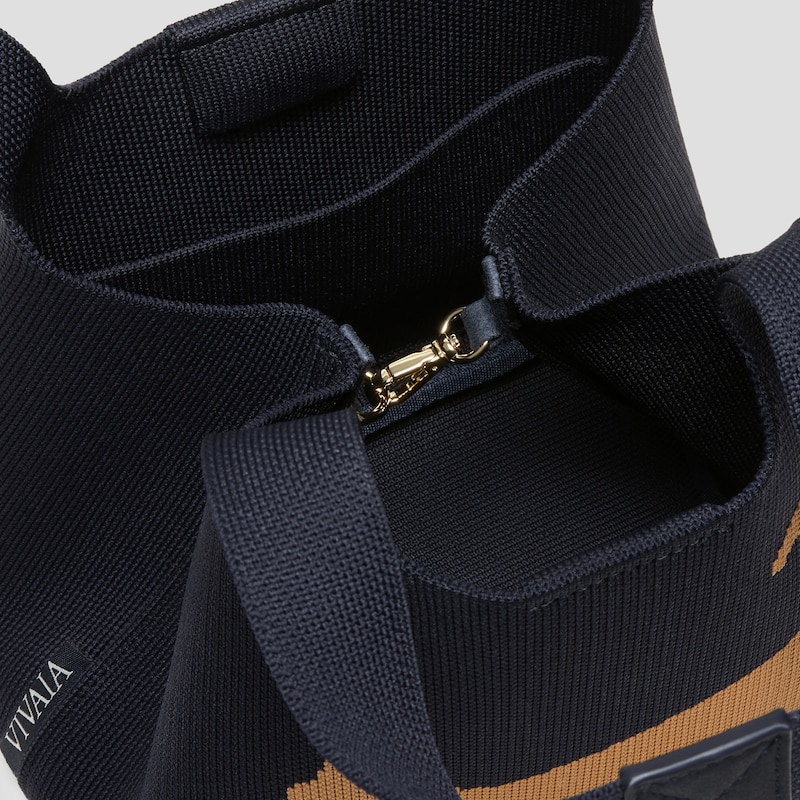 The Mini Tote (Anita), navy cat, one-size | VIVAIA