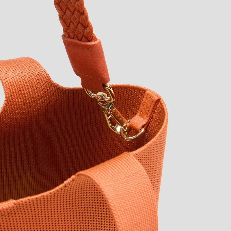 The Mini Tote (Anita), APRICOT/NUDE - RURAL CAT, one-size | VIVAIA