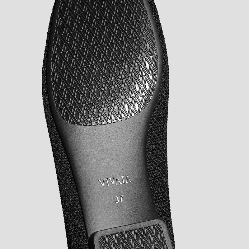 Square-Toe Icon Loafers (Silvie), CLASSIC BLACK, EU38.5 | VIVAIA