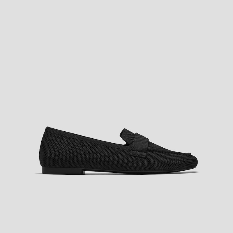 Square-Toe Icon Loafers (Silvie), CLASSIC BLACK, EU38.5 | VIVAIA