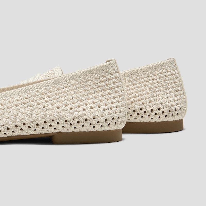 Square-Toe Icon Loafers (Silvie), PALE APRICOT, EU35 | VIVAIA