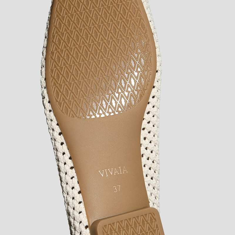 Square-Toe Icon Loafers (Silvie), PALE APRICOT, EU35 | VIVAIA