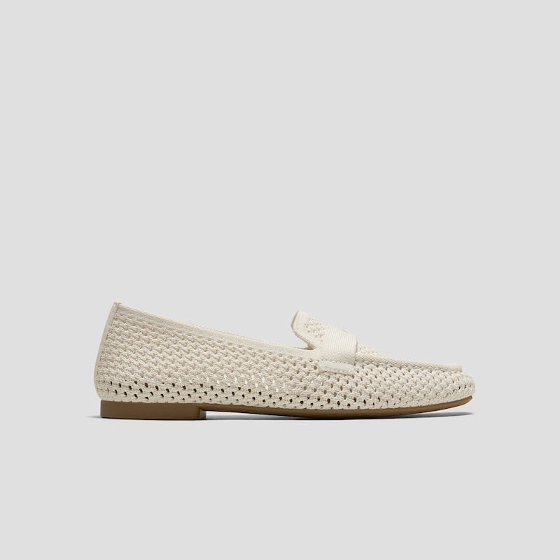 Square-Toe Icon Loafers (Silvie), PALE APRICOT, EU35 | VIVAIA