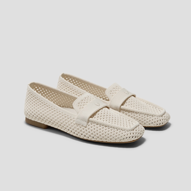 Square-Toe Icon Loafers (Silvie), PALE APRICOT, EU35 | VIVAIA