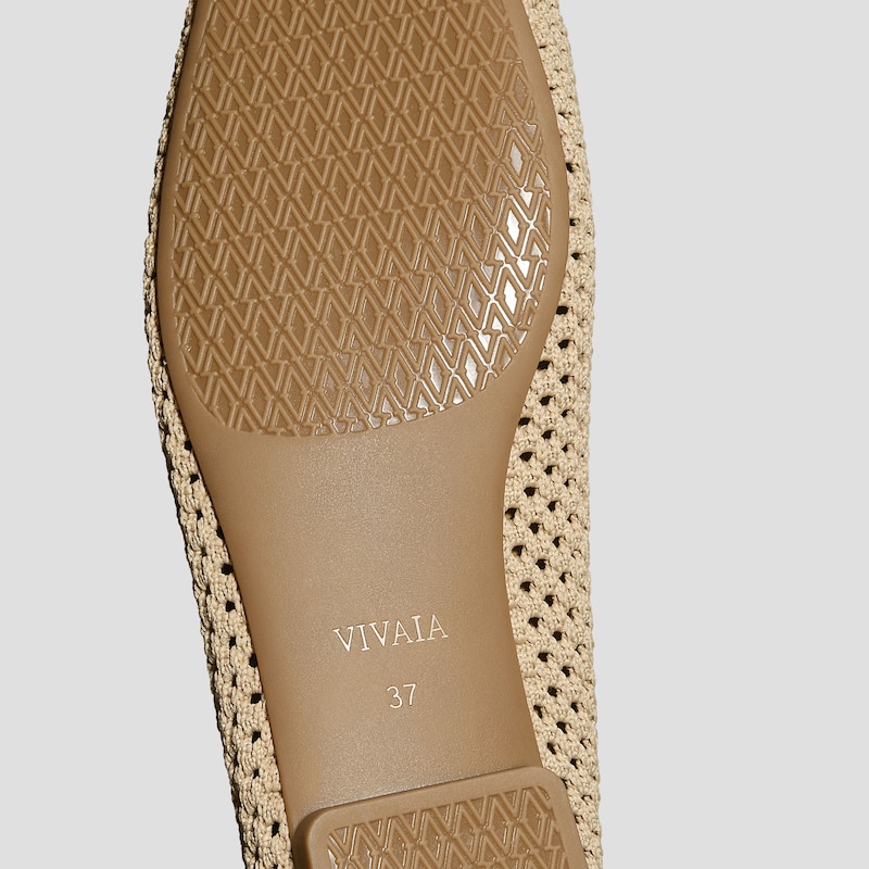 Square-Toe Icon Loafers (Silvie), NUDE PEACH, EU35 | VIVAIA