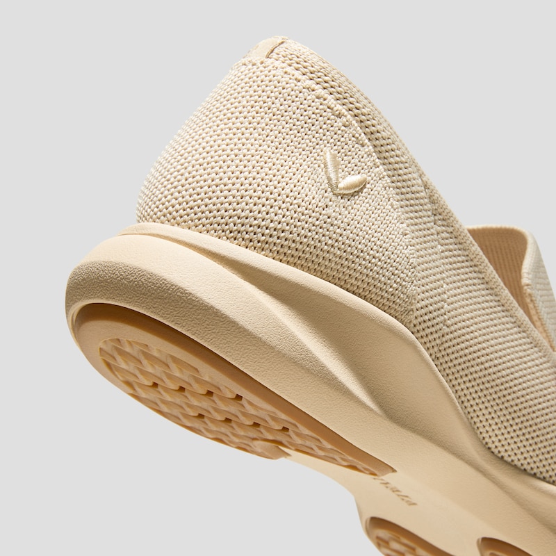 Walker Pro Hybrid Penny Loafers (Ivana), CREAM IVORY/DK.CARAMEL WATER RPT, EU35.5 | VIVAIA