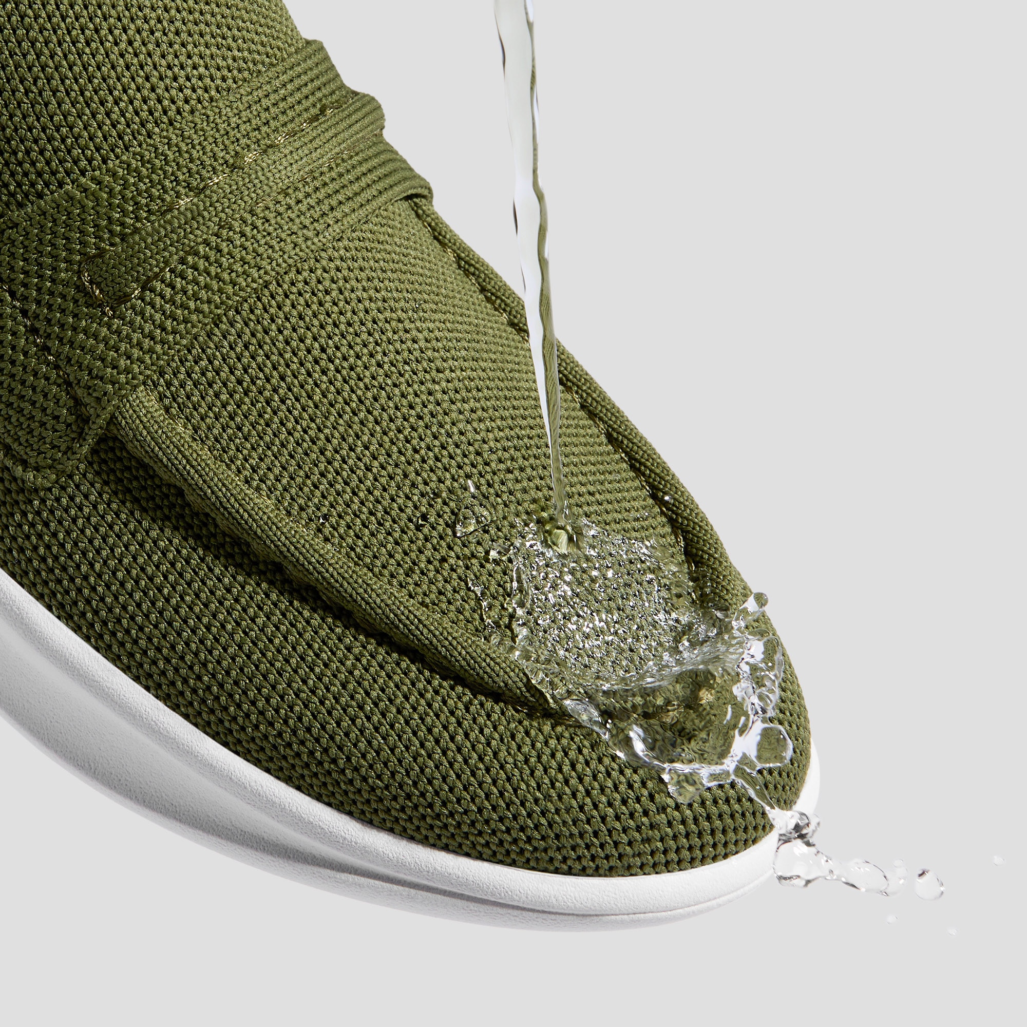 Walker Pro Hybrid Penny Loafers (Ivana), OLIVE DRAB, EU35 | VIVAIA