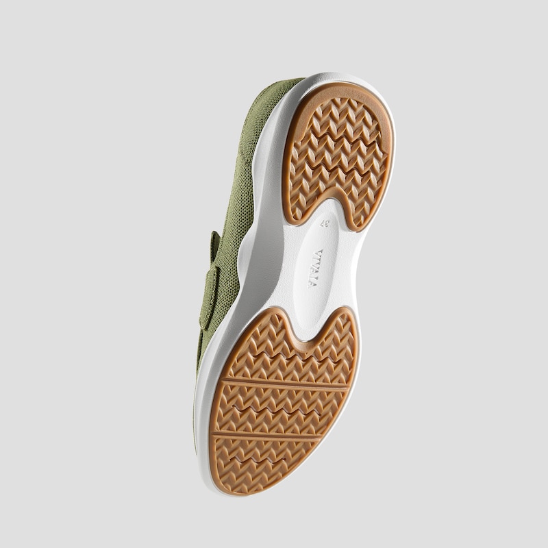 Walker Pro Hybrid Penny Loafers (Ivana), OLIVE DRAB WATER RPT, EU35 | VIVAIA