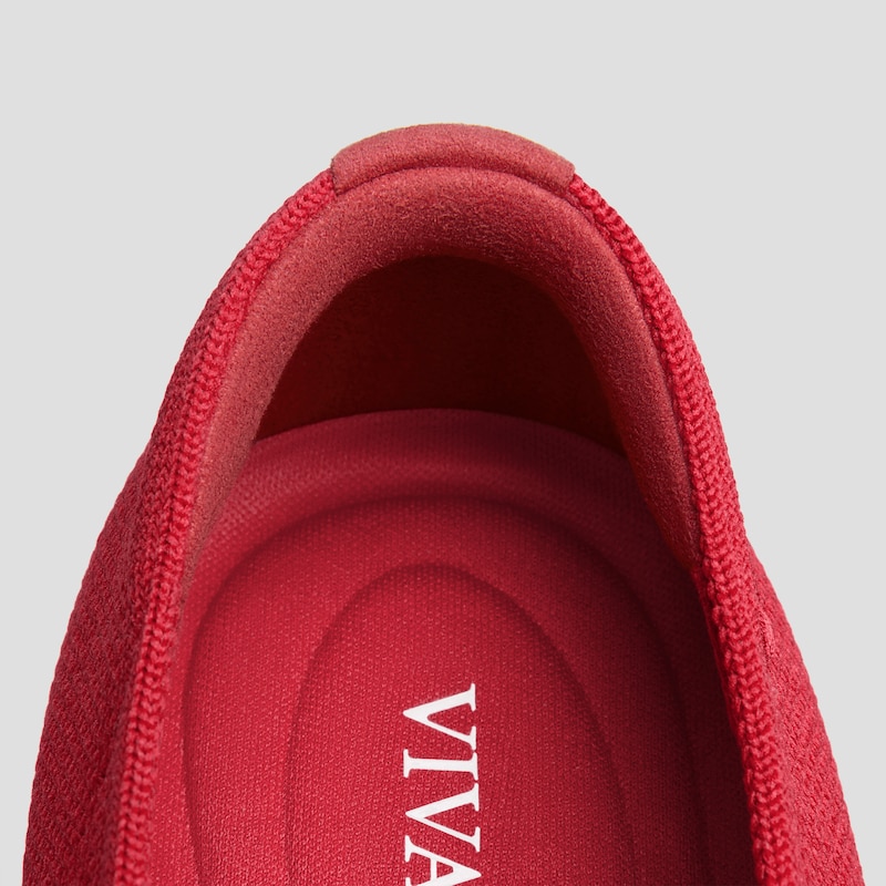 Round-Toe Embroidered Loafers (Audrey), RUBY RED-VALENTINE HEART, EU35 | VIVAIA