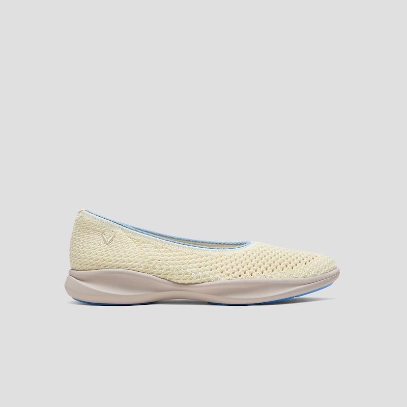 Walker Pro Hybrid Ballet Flats (Izabel), CREAM MESH, EU39.5 | VIVAIA