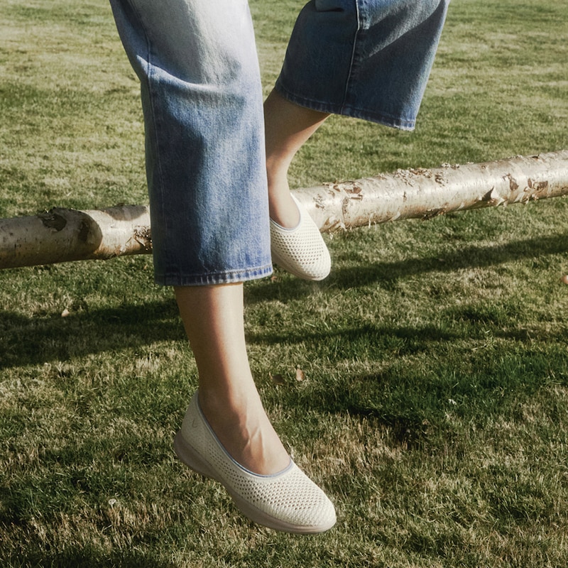 Walker Pro Hybrid Ballet Flats (Izabel), CREAM MESH, EU39.5 | VIVAIA