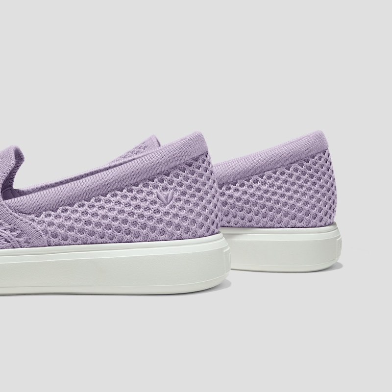 Classic Slip-On Unisex Sneakers (V-Tune), LIGHT. VIOLET MESH, EU39 | VIVAIA