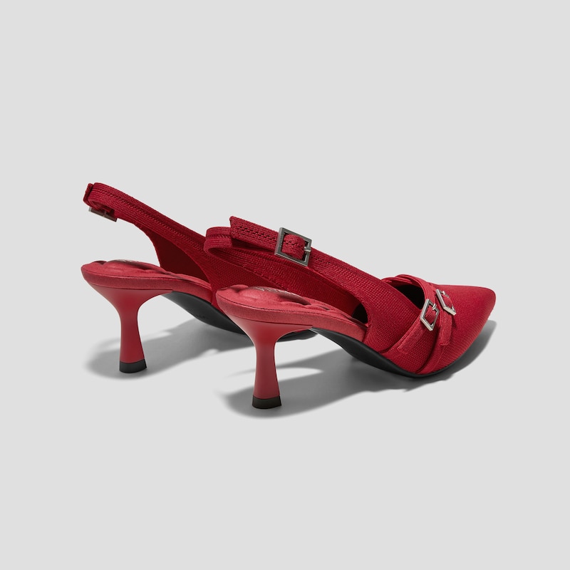 PointEase™ Slingback Heels (Adela), RUBY  RED, EU39.5 | VIVAIA