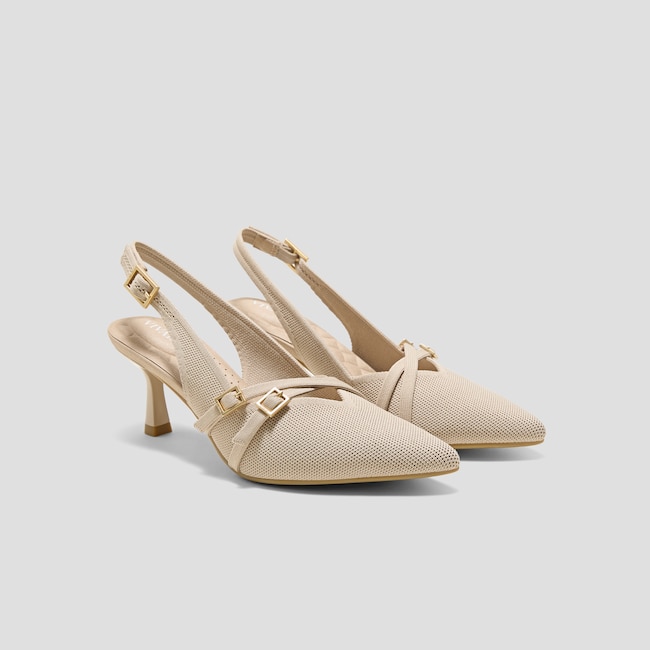 PointEase™ Slingback Heels (Adela)