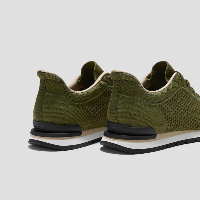 Unisex Slip-On Sneakers (Allday), OLIVE DRAB WATER RPT, EU35 | VIVAIA