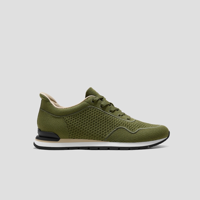 Unisex Slip-On Sneakers (Allday), OLIVE DRAB WATER RPT, EU35 | VIVAIA